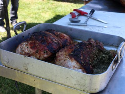 Méchoui mouton à Sigalens en Gironde (33